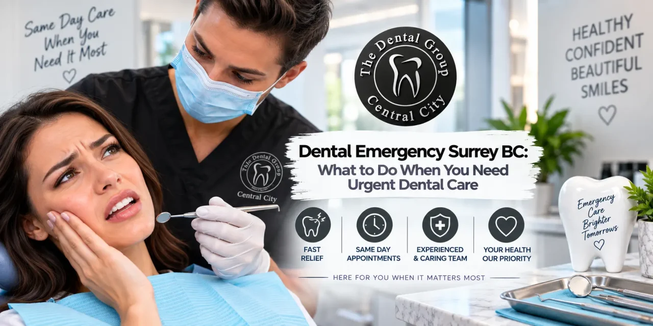 Dental Emergency Surrey BC: What to Do When You Need Urgent Dental Care